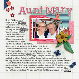MOC 2021 - Day 29 - Just the Highlights - Aunt Mary