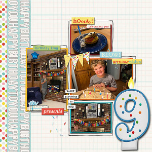 Day 21 - Birthday Layout