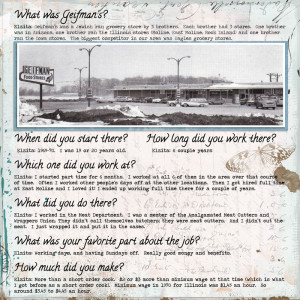 1969-1970 - Geifmans - Interview with my Mom