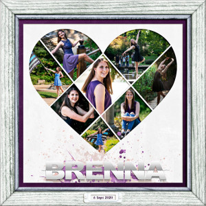 Brenna Collage Heart