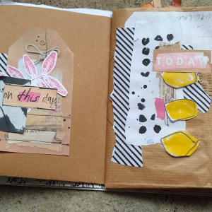 Hybrid junk journal-today