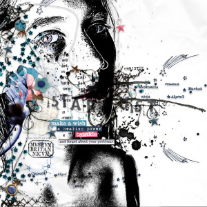 Scraplift Challenge-February 2021-Stardust Memories