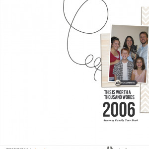 2006 Family Year Book cover