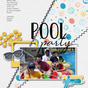 Family pool fun!