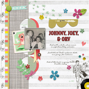 Johnny, Joey, & Orv (ca. 1960)