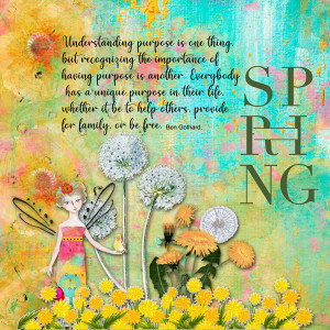Week 1 Spring Purpose
