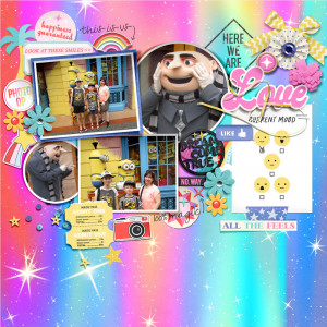 Universal {Singapore} Despicable Me photo op