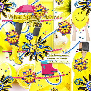 Scrapping With Liz-Template Challenge-March 2021-Spring Inspirations