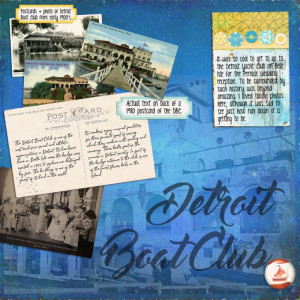Journal Cards Challenge: Detroit Boat Club