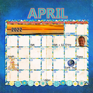 April 2022 Calendar