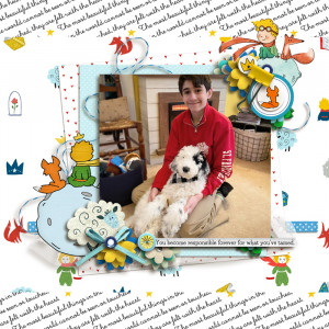 a boy and his dog