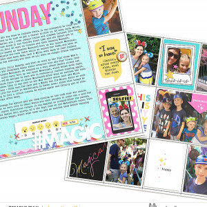 disneyland - sunday spread