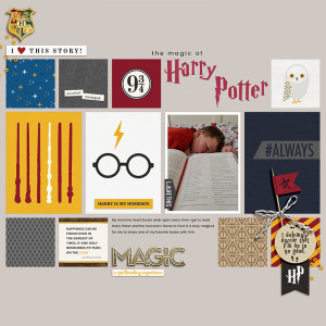 Magic of Harry Potter - PM FANniversary Shadowbox Challenge