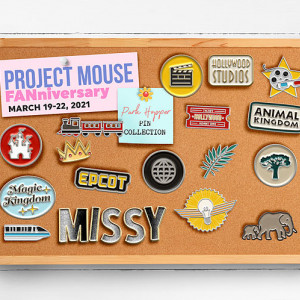 Missy's Project Mouse FANniversary Corkboard