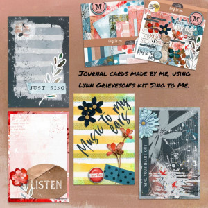 Sing to Me Journal Cards