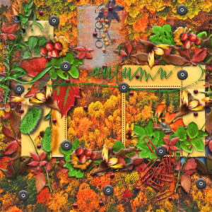 Art Journaling-Monthly Muse-March 2021-Week #3-Autumn:Rhythm-Autumn's Flow