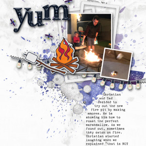 Yum, smores!