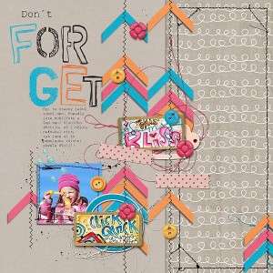 Don´t forget