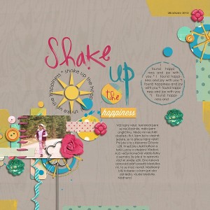 Shake up the happiness