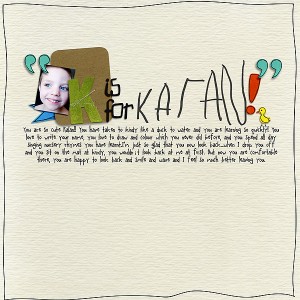 K Is For Kalan