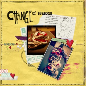 Change in seasons