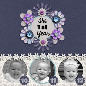 First Year Double Page - Right Side