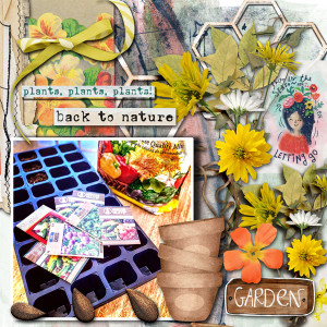 Little Butterfly Wings Collab With Studio Basic "April Is For Sowing Seeds"