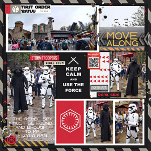 Kylo Ren and Stormtroopers