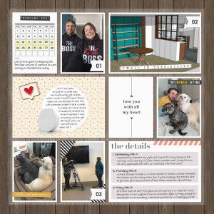 2021 – February 05-28 (Left Page)