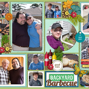 Backyard BBQ (double page)