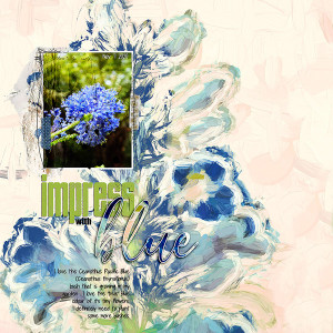 IMPRESS WITH BLUE