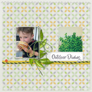 Outside dining