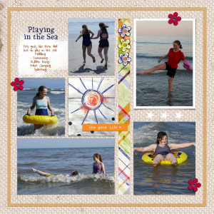 Playing in the Sea