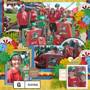 Operation Christmas Child Parade Float
