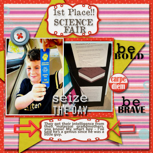 1st Place!!  Science Fair