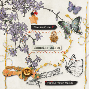 June Art Journaling Week 2 {Metamorphosis}