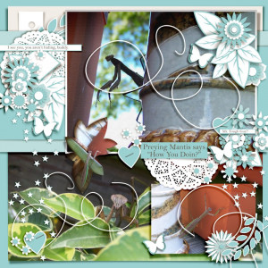 July Fiddlesticks Fiddle Dee Dee Challenge Template Preying Mantis
