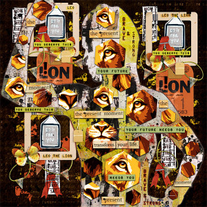 Week 2-Art Class-July 2021-Creating A Digital Collage-Leo The Lion