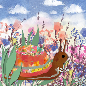 Summerschool-snail-collage-finished