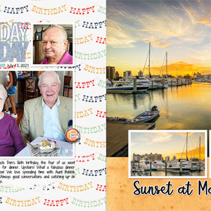 Birthday Dinner and Sunset