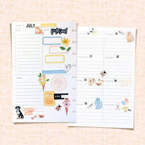 Planner Spread: Week of July 19, 2021