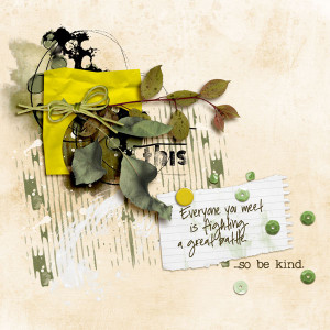 ... be kind
