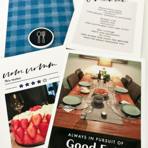 Meal in review cards