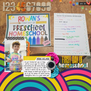 first day of homeschool