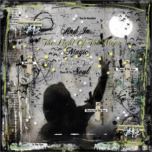 Art Journaling-August 2021-Monthly Muse-Week #4-Full Moon-Moonlit Soul