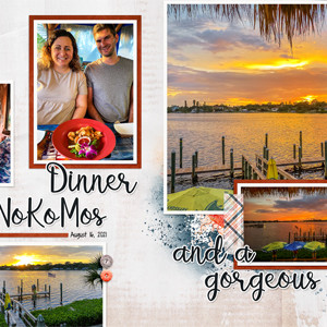 Nokomos Dinner and a  Sunset