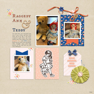 Sept 21 Photography Challenge: Raggedy Ann & Teddy