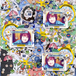 Rachel Jefferies Mixed Media Challenge-September 2021-Birthdays & Age-53 = Me