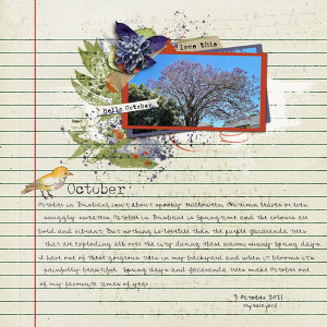 October Inspiration Challenge - October in my yard