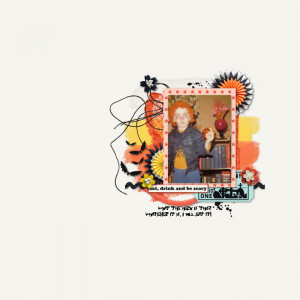 Halloween Layout Lift Challenge  Halloween Bash 2021